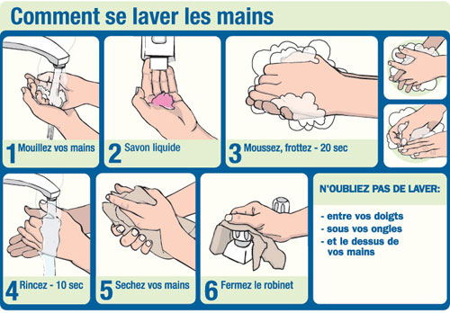 Le lavage des mains d'expert | Association pulmonaire du Canada